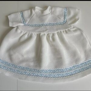 Vintage Friemanit Baby girl  Dress White